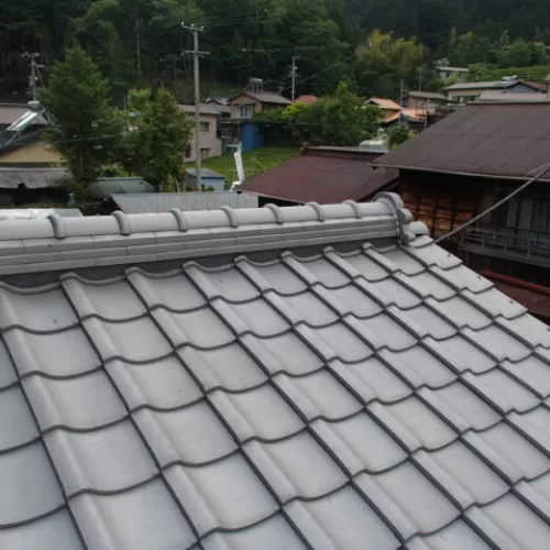 葵区井川 瓦屋根の部分修理のサムネイル